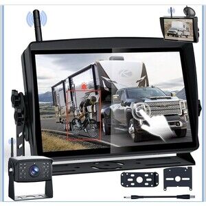 Tecxerllon Backup Camera, Vehicle Backup Cameras with 7-Inch Touchscreen Monitor